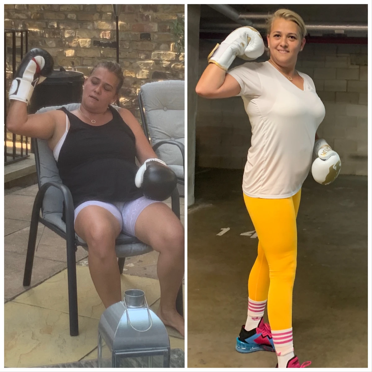 Boxing fitness transformation